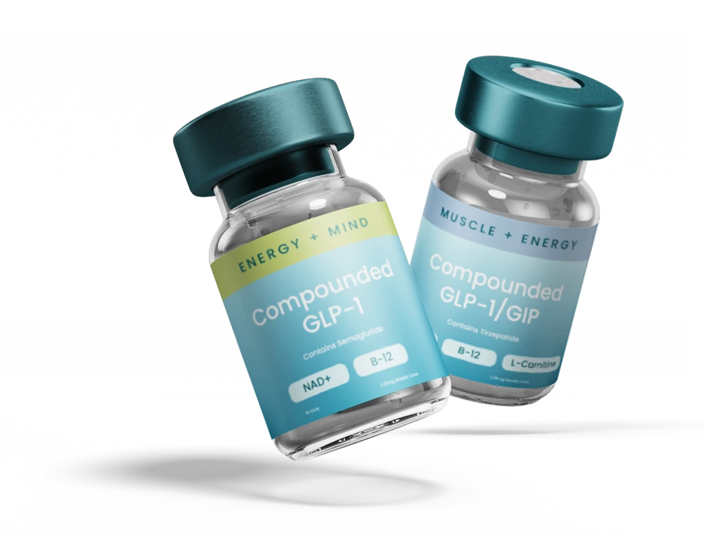 Compounded lower-dose GLP-1 and GLP-1/GIP treatment vials